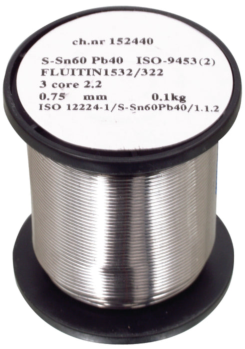 Alpha Solder Wire 0.75 mm 500 g