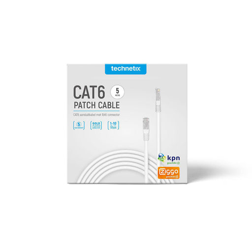 Technetix Technetix CAT6 UTP Patch Cable - 5M White