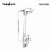 Nedis Full Motion TV Ceiling Mount - 26-42", Maximum supported screen weight: 20 kg, Tiltable, Steel - Black