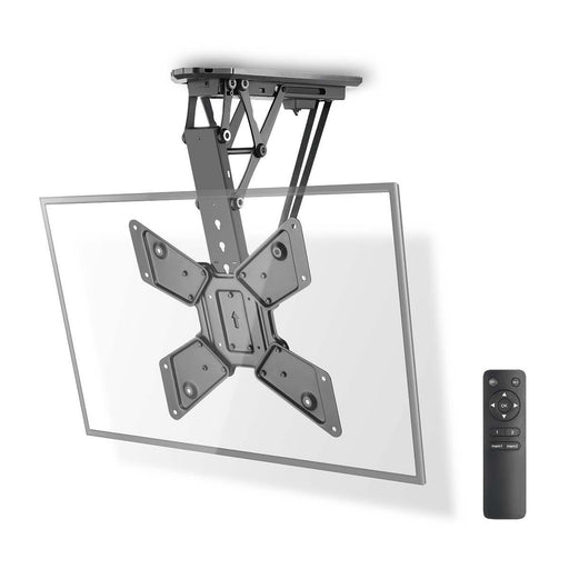 Nedis Motorised TV Ceiling Mount - 23 - 55", Maximum supported screen weight: 30 kg, Tiltable, Steel - Black