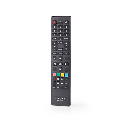 Nedis Universal Remote Control - Programmable, 1 Device, Clear Lay-out, Infrared - Black