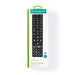 Nedis Universal Remote Control - Programmable, 2 Devices, Clear Lay-out, Infrared - Black