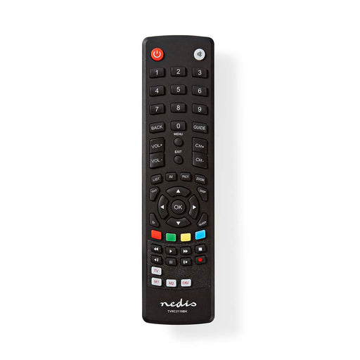 Nedis Universal Remote Control - Preprogrammed, 1 Device, Disney + Button / Memory Buttons / TV Guide Button, Infrared - Black