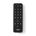 Nedis Universal Remote Control - Preprogrammed, 2 Devices, Disney + Button / Large Buttons / Netflix Button, Infrared - Black