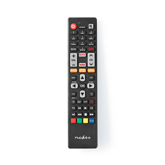 Nedis Replacement Remote Control - Suitable for: TCL/Thomson, Fixed, 1 Device, Infrared - Black