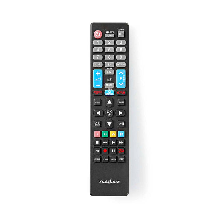 Nedis Replacement Remote Control - Suitable for: LG, Fixed, 1 Device, Infrared - Black