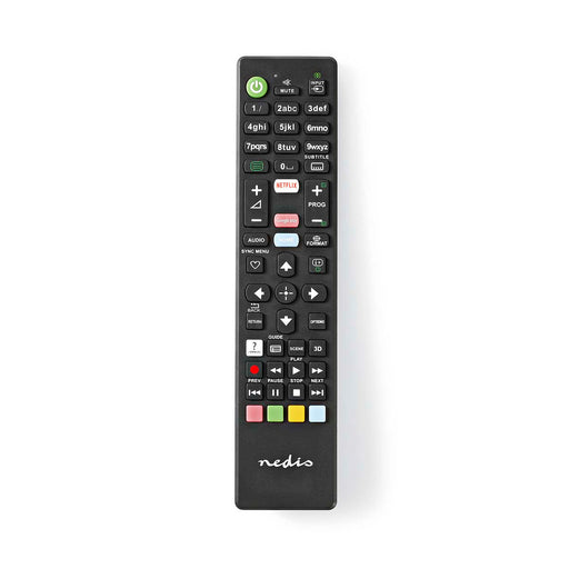 Nedis Replacement Remote Control - Suitable for: Sony, Fixed, 1 Device, Infrared - Black