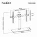 Nedis Full Motion TV Stand - 32-65", Maximum supported screen weight: 45 kg, Tiltable, Glass / Steel - Black