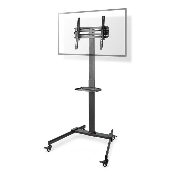 Nedis TV Floor Stand - 32-55", Maximum supported screen weight: 35 kg, Premium Column Design, Steel - Black