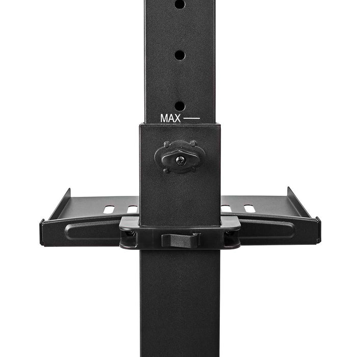 Nedis TV Floor Stand - 32-55", Maximum supported screen weight: 35 kg, Premium Column Design, Steel - Black