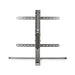 Nedis Full Motion TV Stand - 37-75", Maximum supported screen weight: 40 kg, Tiltable, Aluminium / Steel - Grey