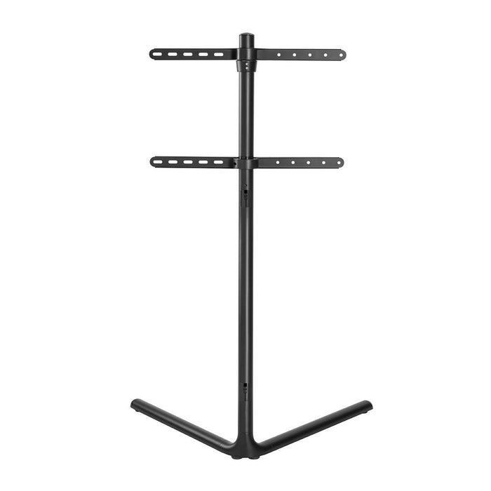 Nedis TV Floor Stand - 49-70", Maximum supported screen weight: 40 kg, V-shape Design, Aluminium / Steel - Black