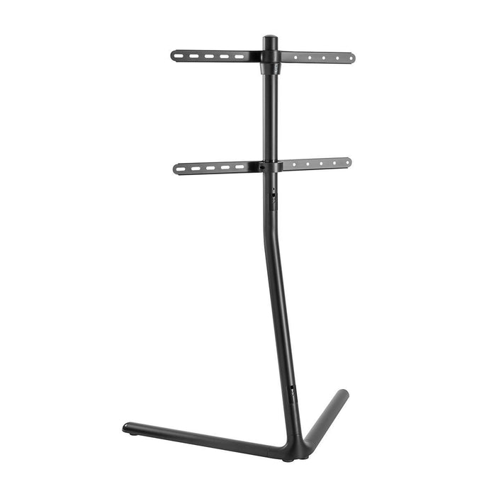 Nedis TV Floor Stand - 49-70", Maximum supported screen weight: 40 kg, V-shape Design, Aluminium / Steel - Black