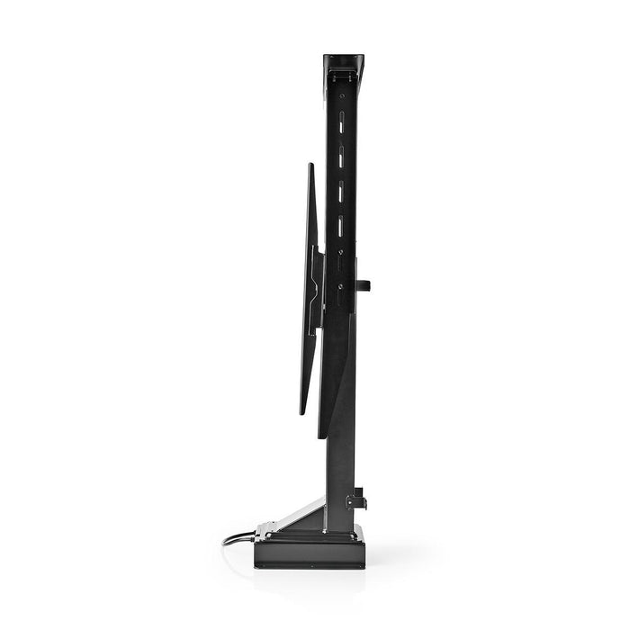 Nedis Motorised TV Stand - 37-65", Maximum supported screen weight: 50 kg, Built-in Cabinet Design, ABS / Steel - Black