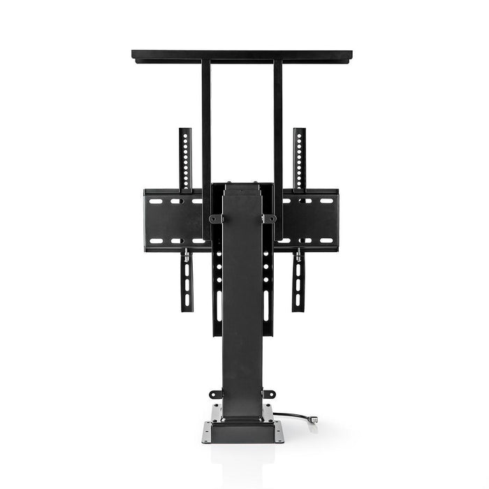 Nedis Motorised TV Stand - 37-65", Maximum supported screen weight: 50 kg, Built-in Cabinet Design, ABS / Steel - Black