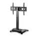 Nedis Motorised TV Stand - 37-75", Maximum supported screen weight: 50 kg, Floor, ABS / Aluminium / Steel - Black