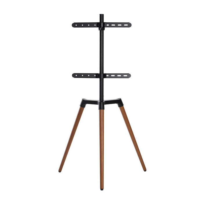 Nedis TV Floor Stand - 50 - 65", Maximum supported screen weight: 35 kg, Scandinavian Design, Aluminium / Steel - Black