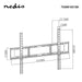 Nedis Fixed TV Wall Mount - 37-70", Maximum supported screen weight: 35 kg, Minimum wall distance: 23 mm, Steel - Black