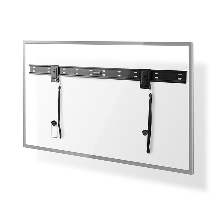 Nedis Fixed TV Wall Mount - 43-90", Maximum supported screen weight: 50 kg, Minimum wall distance: 14.5 mm, Steel - Black