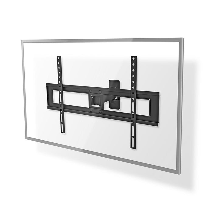 Nedis Full Motion TV Wall Mount - 37-70", Maximum supported screen weight: 35 kg, Tiltable, ABS / Steel - Black