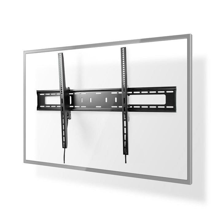 Nedis Tiltable TV Wall Mount - 60-100", Maximum supported screen weight: 75 kg, Tiltable: 5 °, Steel - Black