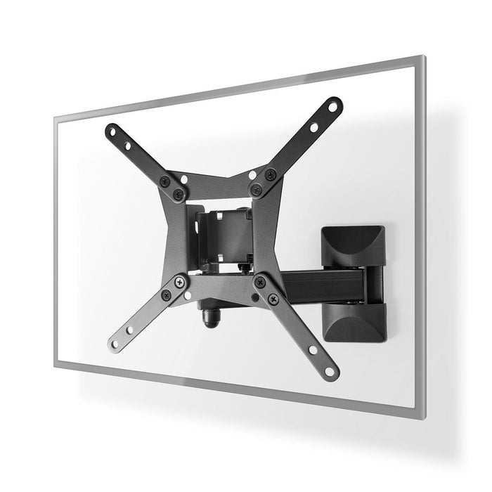 Nedis Full Motion TV Wall Mount - 10-32", Maximum supported screen weight: 30 kg, Tiltable, Steel - Black