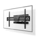 Nedis Full Motion TV Wall Mount - 37-70", Maximum supported screen weight: 30 kg, Tiltable, Aluminium / Steel - Black