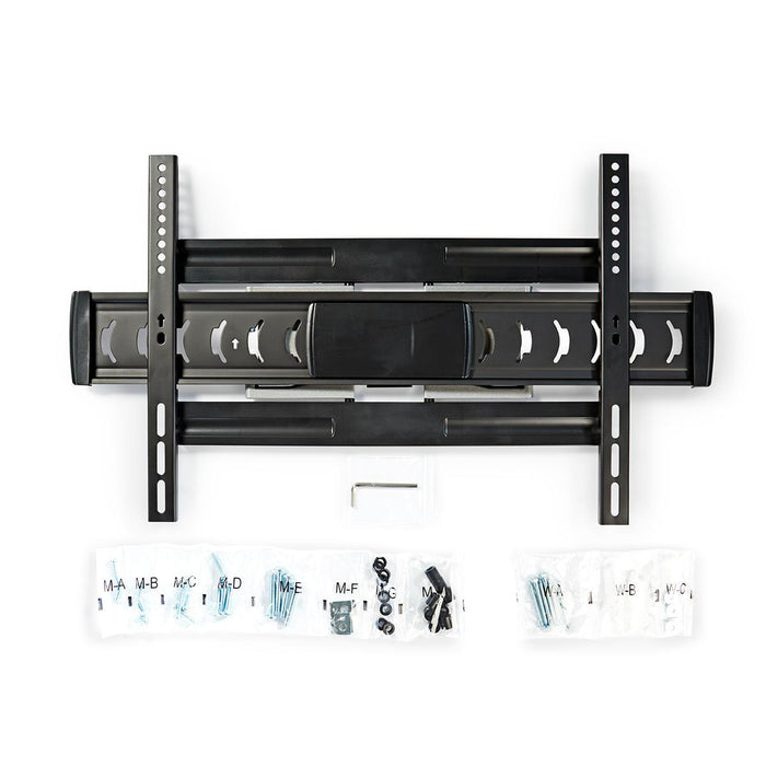 Nedis Full Motion TV Wall Mount - 37-70", Maximum supported screen weight: 30 kg, Tiltable, Aluminium / Steel - Black