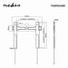 Nedis Fixed TV Wall Mount - 32-55", Maximum supported screen weight: 35 kg, Minimum wall distance: 18 mm, Steel - Black