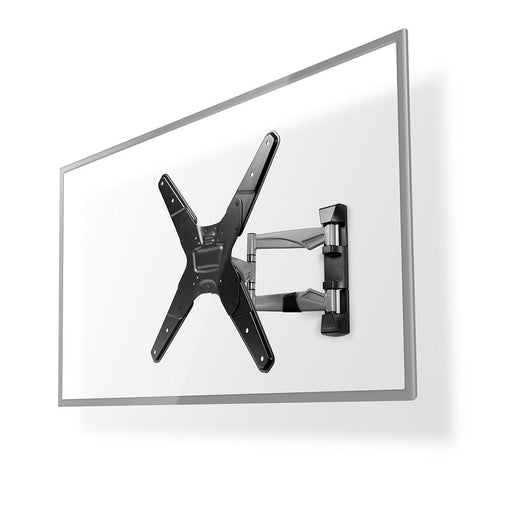 Nedis Full Motion TV Wall Mount - 23-55", Maximum supported screen weight: 30 kg, Tiltable, Steel - Black