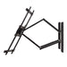 Nedis Full Motion TV Wall Mount - 43 - 100", Maximum supported screen weight: 70 kg, Tiltable, Steel - Black