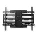 Nedis Full Motion TV Wall Mount - 43 - 100", Maximum supported screen weight: 70 kg, Tiltable, Steel - Black