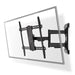 Nedis Full Motion TV Wall Mount - 43 - 100", Maximum supported screen weight: 70 kg, Tiltable, Steel - Black