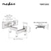 Nedis Tablet Mount - 7-12" - Full Motion - Application: Wall, 