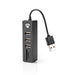 Nedis USB Hub - USB-A Male, USB-A Female, 3 port(s), USB Powered - SD & MicroSD / 3x USB