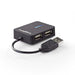 Nedis USB Hub - USB-A Male, 4x USB A Female, 4 port(s), USB 2.0 - USB Powered