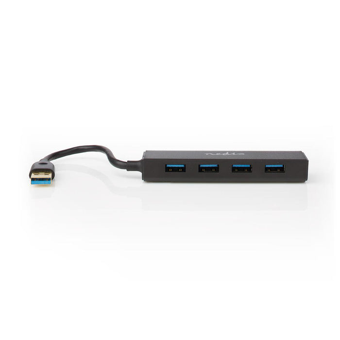 Nedis USB Hub - USB-A Male, USB-A Female, 4 port(s), USB Powered - 4x USB