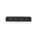 Nedis USB Hub - USB-A Male, 4x USB A Female, 4 port(s), Mains Powered / USB Powered - 4x USB