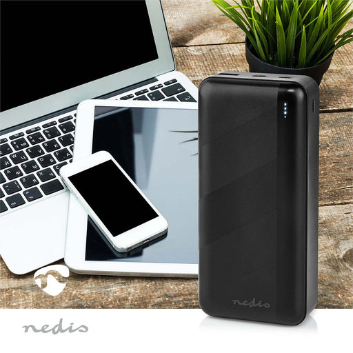 Nedis Powerbank - 32000 mAh, 2.4 / 3.0 / 3.25 A, Number of outputs: 2, PD3.0 45W / PD3.0 65W - Lithium-Polymer