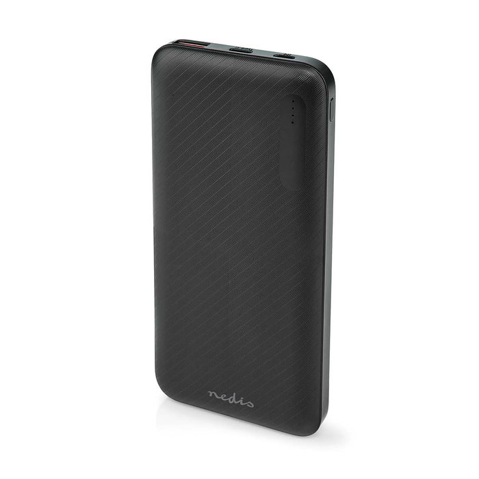 Nedis Powerbank - 10000 mAh, 1.5 / 2.0 / 3.0 A, Number of outputs: 2, PD2.0 18W - Lithium-Polymer