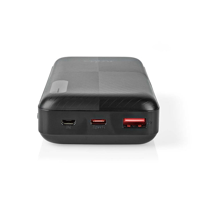 Nedis Powerbank - 20000 mAh, 1.5 / 2.0 / 3.0 A, Number of outputs: 2, PD2.0 18W - Lithium-Polymer