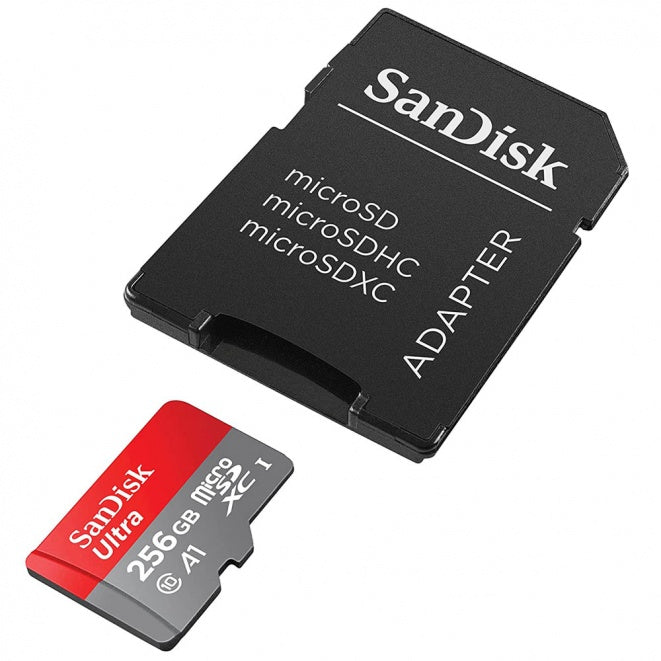 256GB Ultra microSDXC 150MB/s+SD Adapter