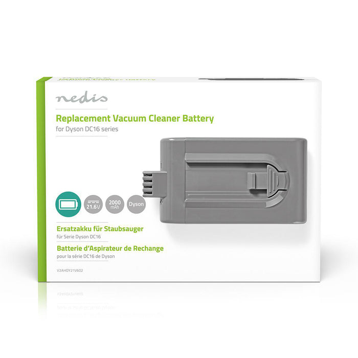 Nedis Vacuum Cleaner Battery - Suitable for: Dyson DC16, Li-Ion, 21.6 V DC, 2000 mAh - 43.2 Wh