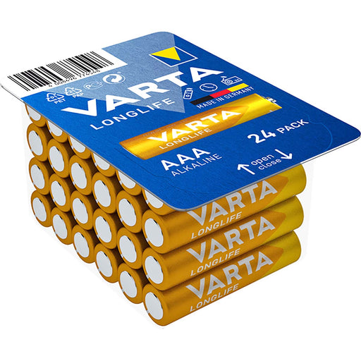 Varta Alkaline Battery AAA - 1.5 V DC - 24-Pack, 