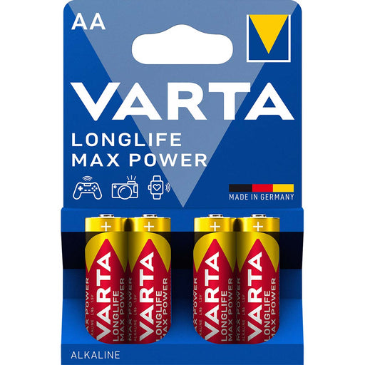 Varta Alkaline Battery AA - 1.5 V DC - 4-Blister Card, 