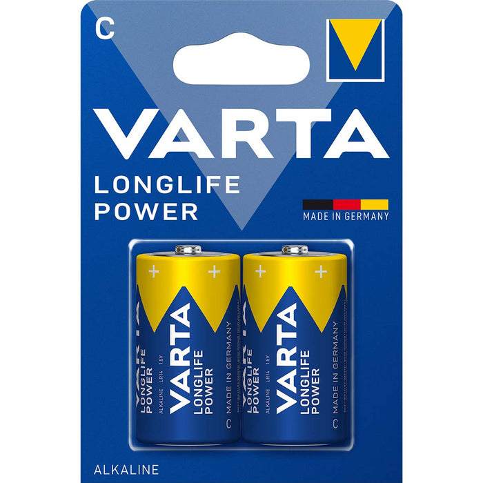 Varta Alkaline Battery C - 1.5 V DC - 2-Blister, 