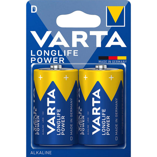 Varta Alkaline Battery D - 1.5 V DC - 2-Blister, 