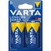 Varta Alkaline Battery D - 1.5 V DC - 2-Blister, 