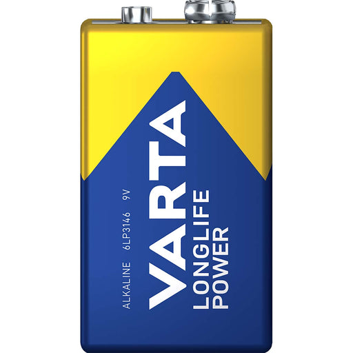 Varta Alkaline Battery 9V - 6LR61 - 1-Blister, 