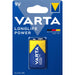 Varta Alkaline Battery 9V - 6LR61 - 1-Blister, 